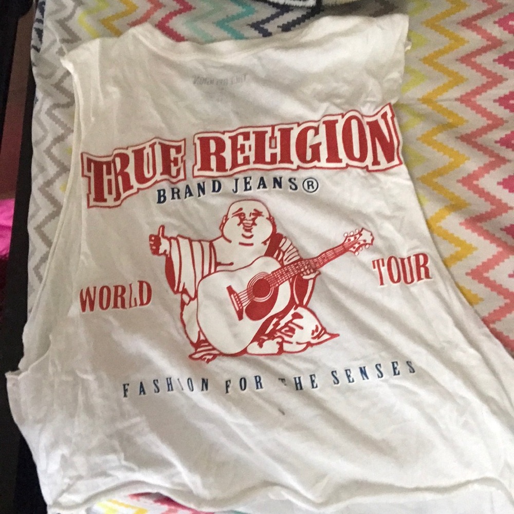 True Religion biker shirt